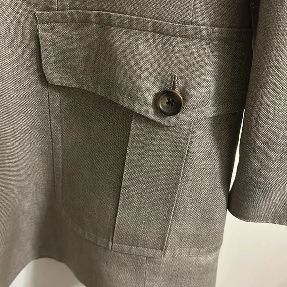 Brooks Brothers Tan Linen 48L (Long) Blazer Sportcoat - Picture 3 of 9